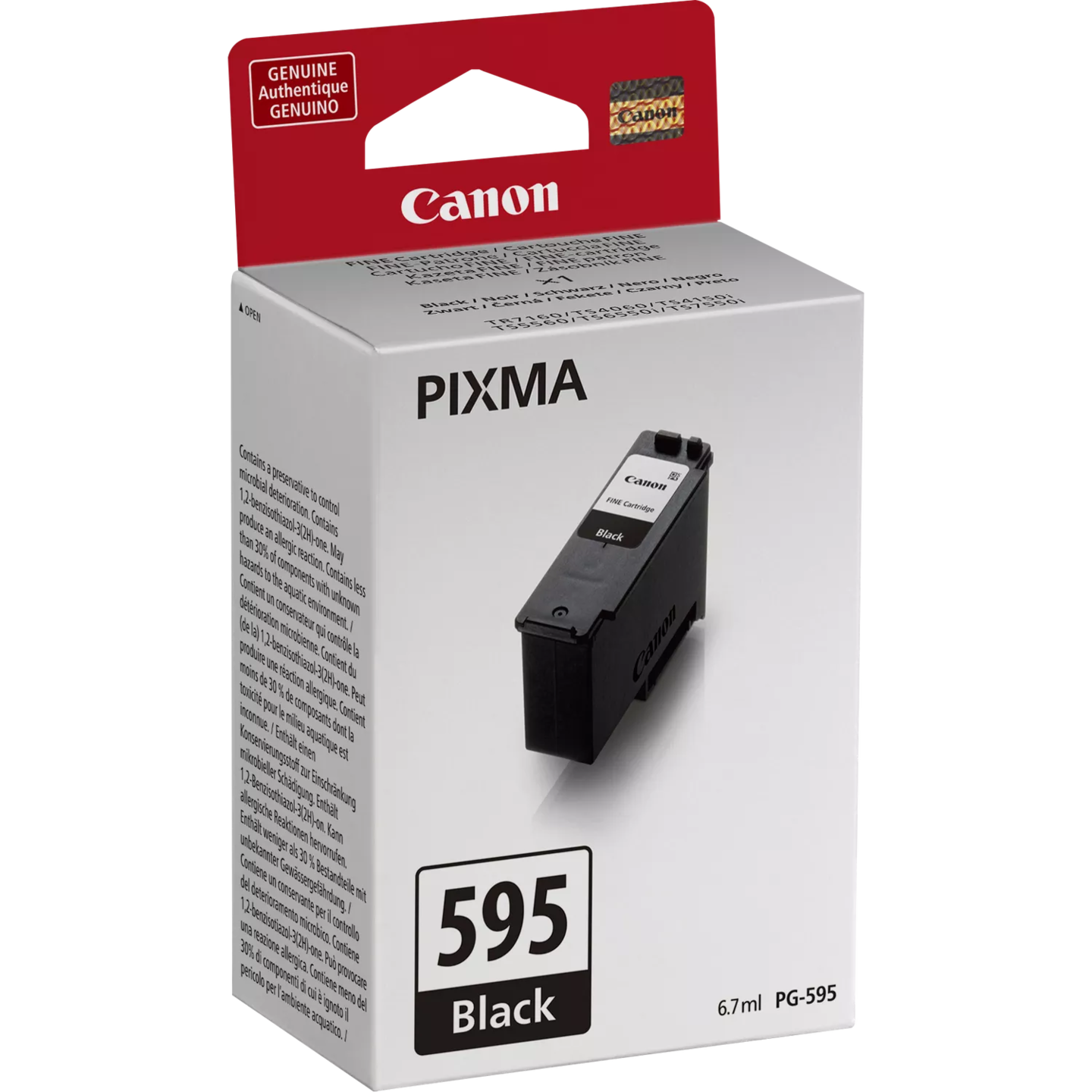 Canon PG-595 musta -mustekasetti
