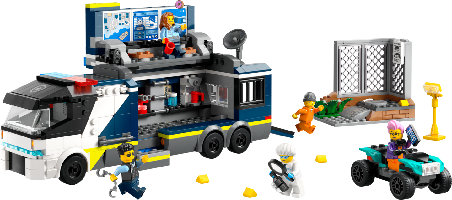 LEGO City 60418 Poliisin rikoslaboratorioauto