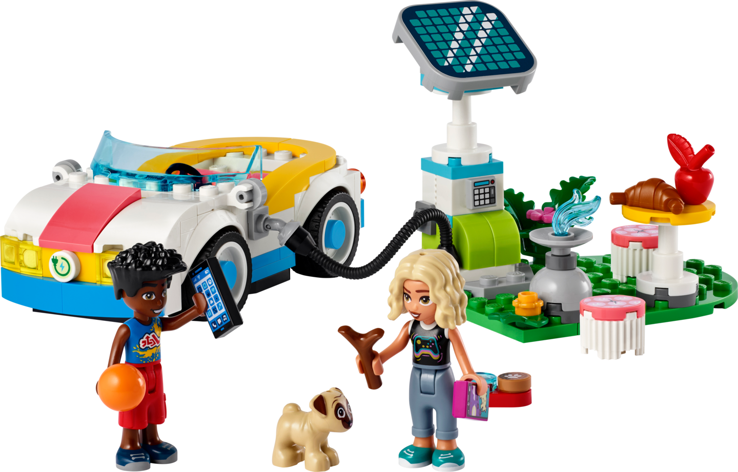 LEGO Friends 42609 Sähköauto ja latausasema