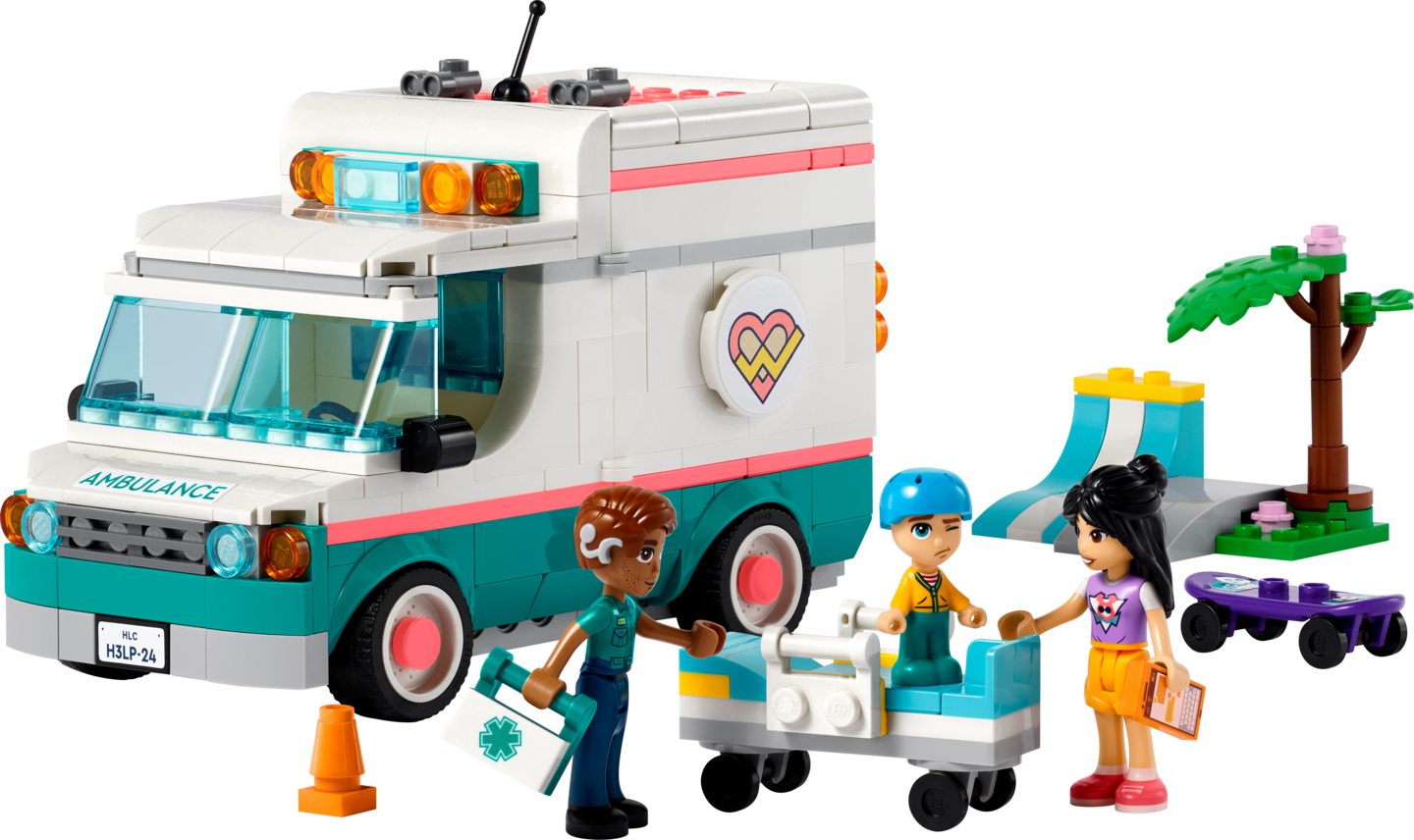 LEGO Friends 42613 Heartlake Cityn sairaalan ambulanssi