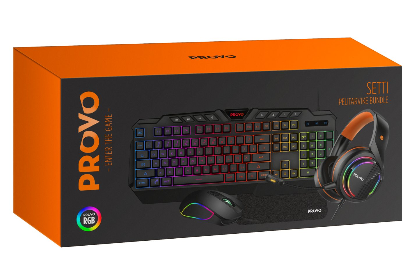 Provo Gaming 4-in-1 -pelitarvikepaketti