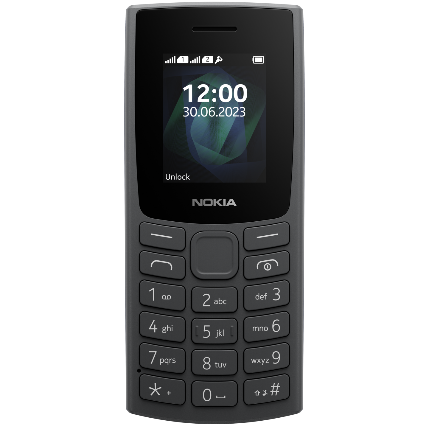 Nokia 105 2G DS (2023) -puhelin, musta