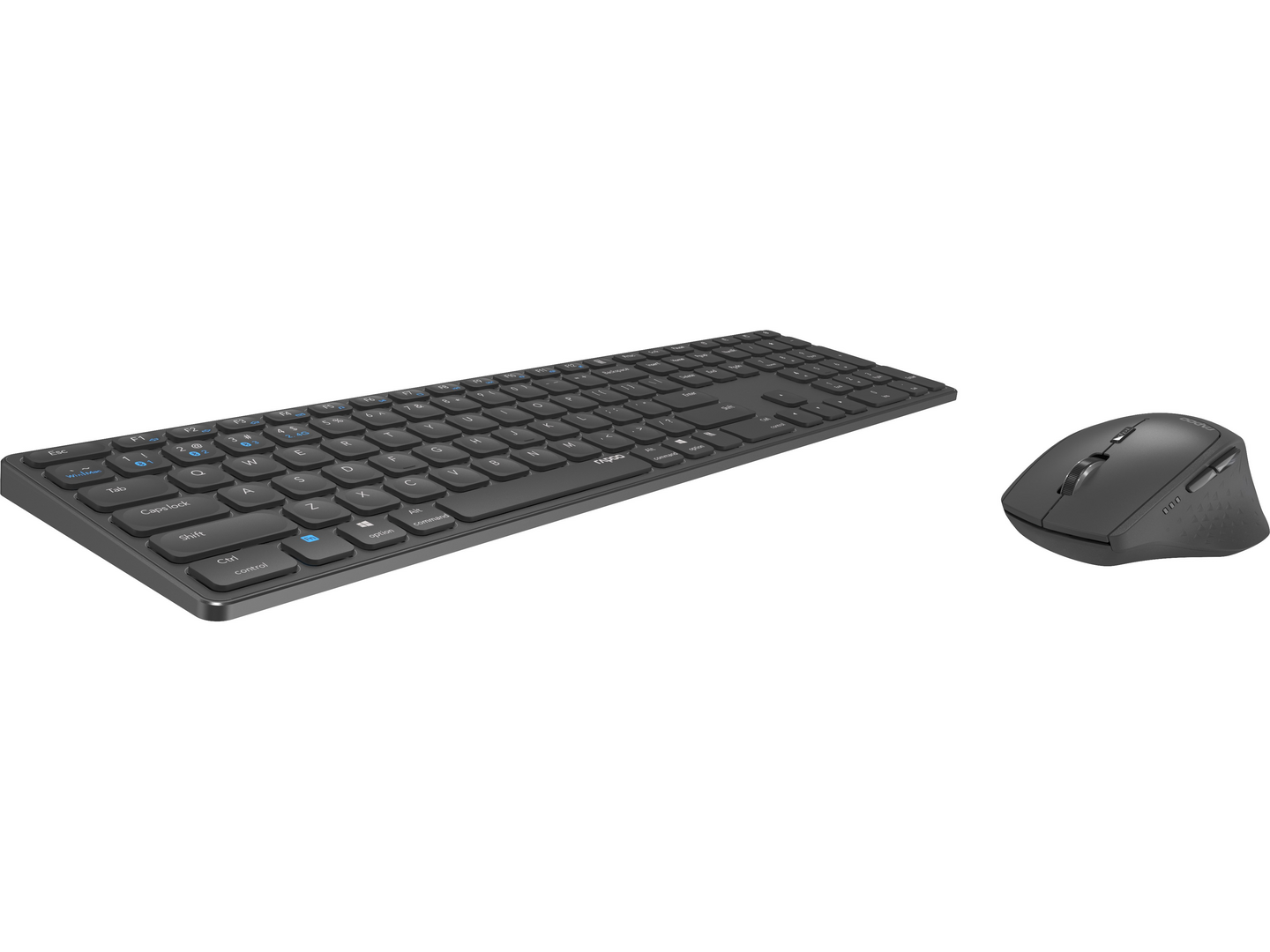 Rapoo 9800M Multi-Mode -langaton hiiri ja näppäimistö