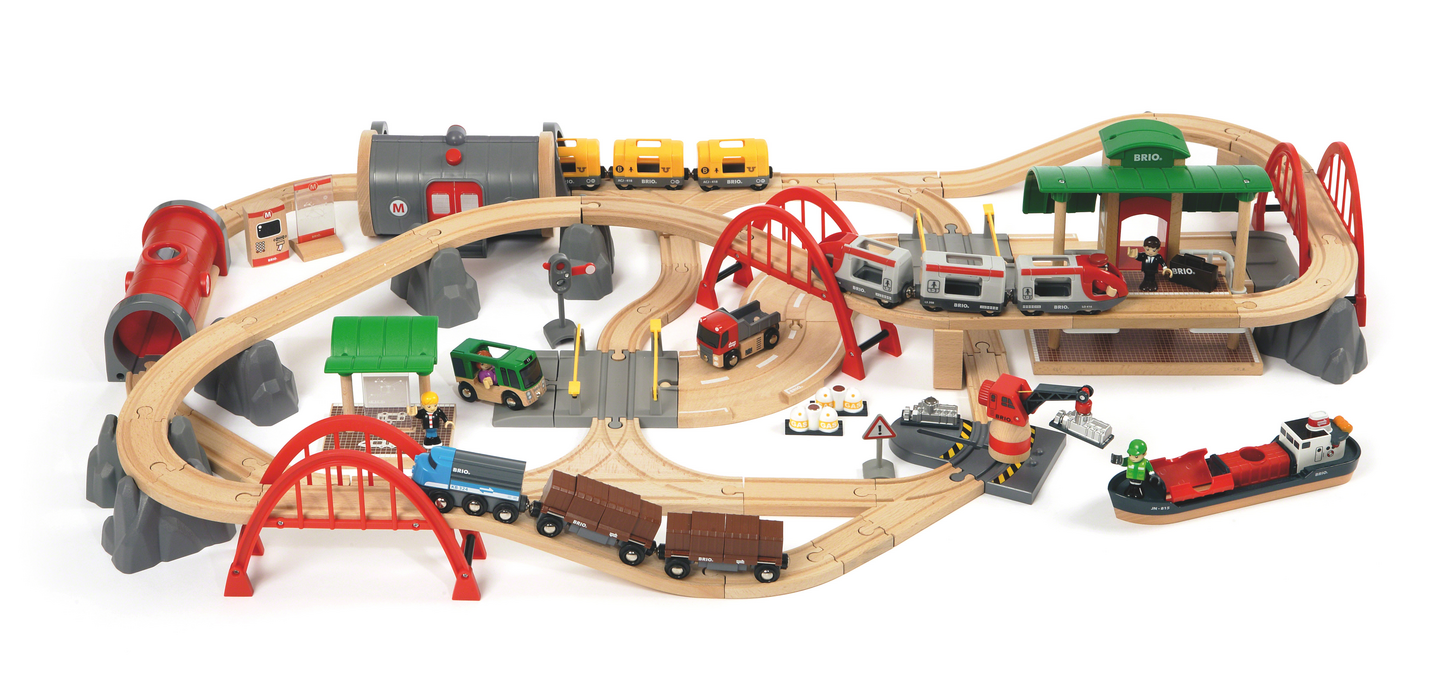 BRIO World 33052 Rail & Road -deluxe ratasetti