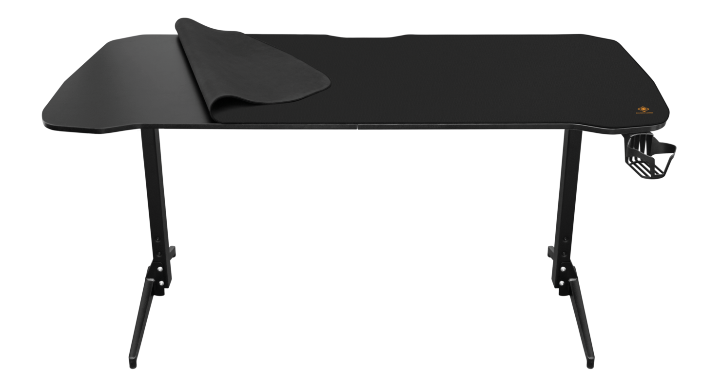 Deltaco Gaming DT320 160 x 75 cm -pelipöytä, musta