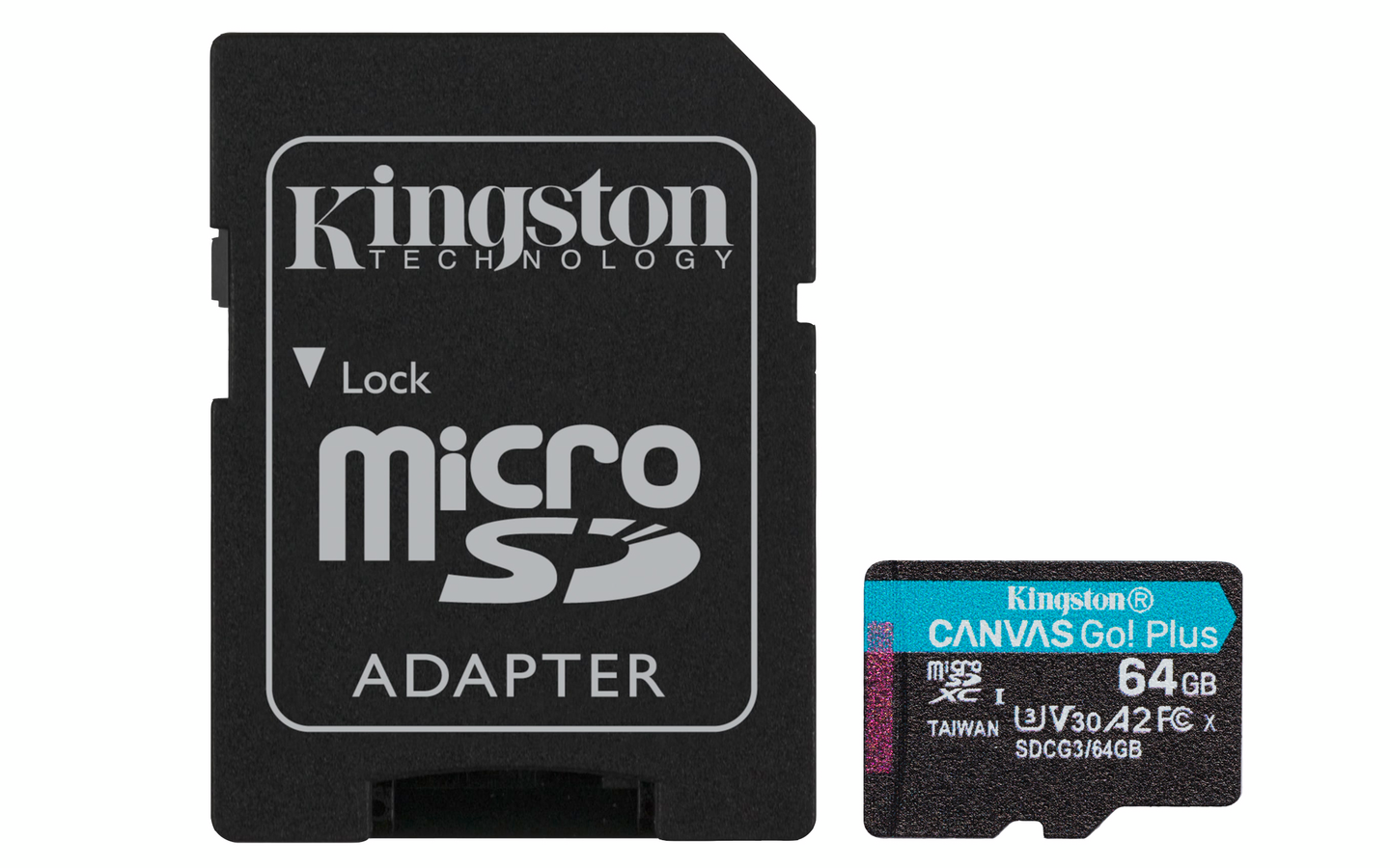 Kingston Canvas Go! Plus 64 Gt microSD-muistikortti