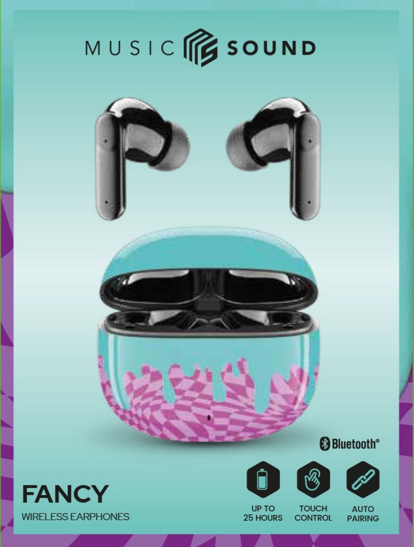 MusicSound Fancy Liquid -langattomat nappikuulokkeet