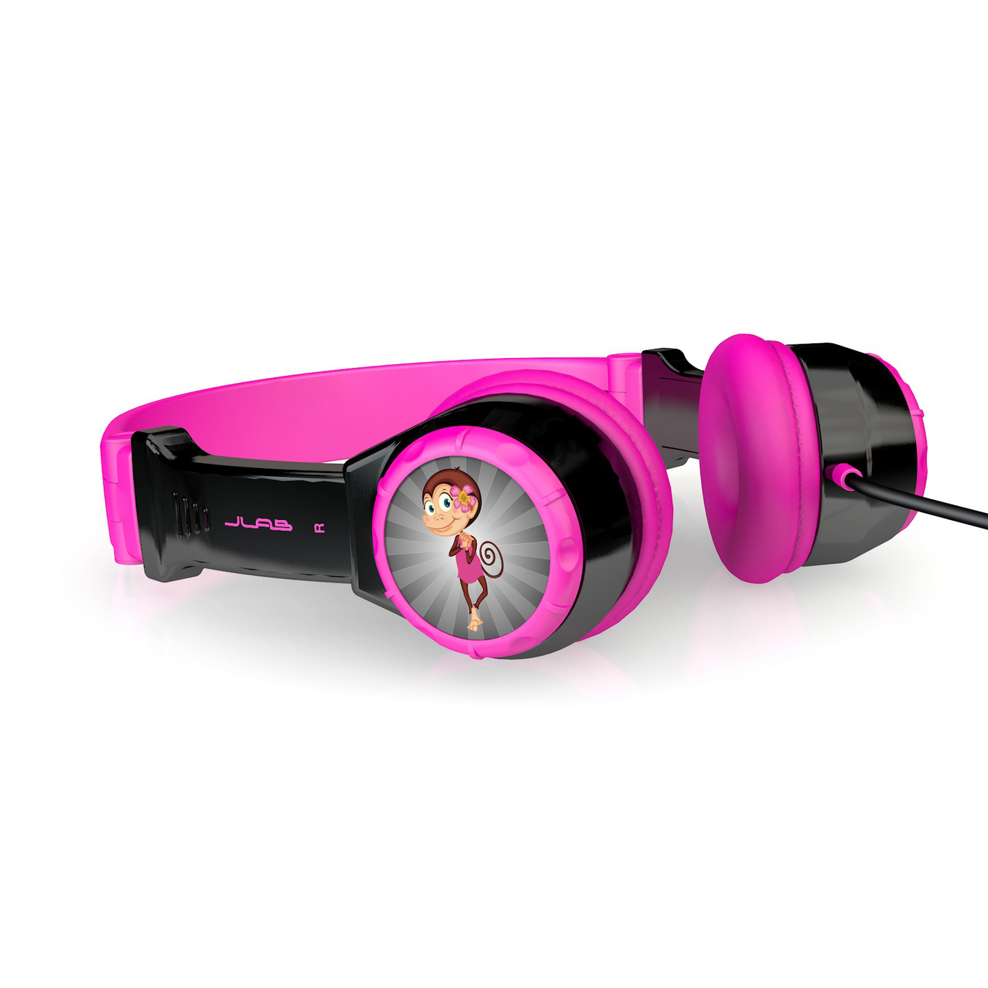 JLab JBuddies -lasten sankakuulokkeet, pinkki