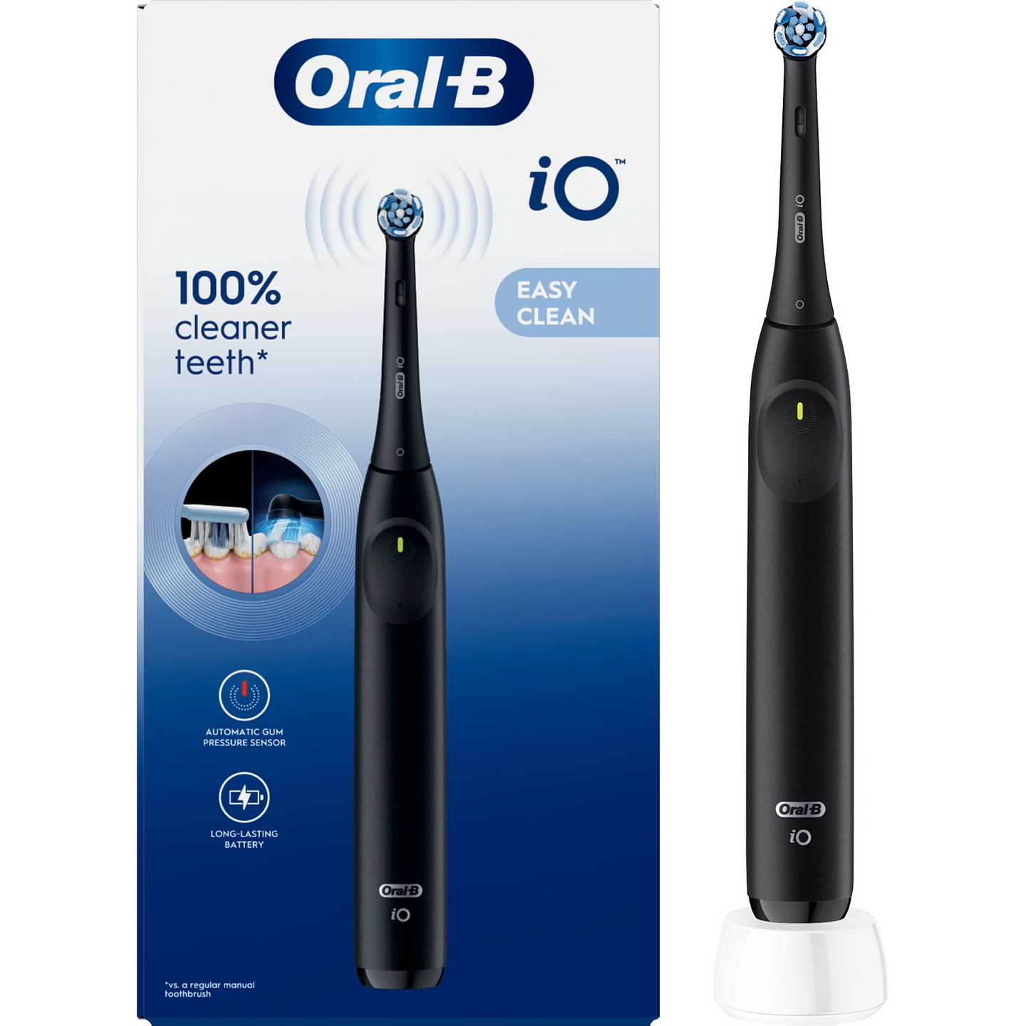 Oral-B iO2 Easy Clean Night Black -sähköhammasharja