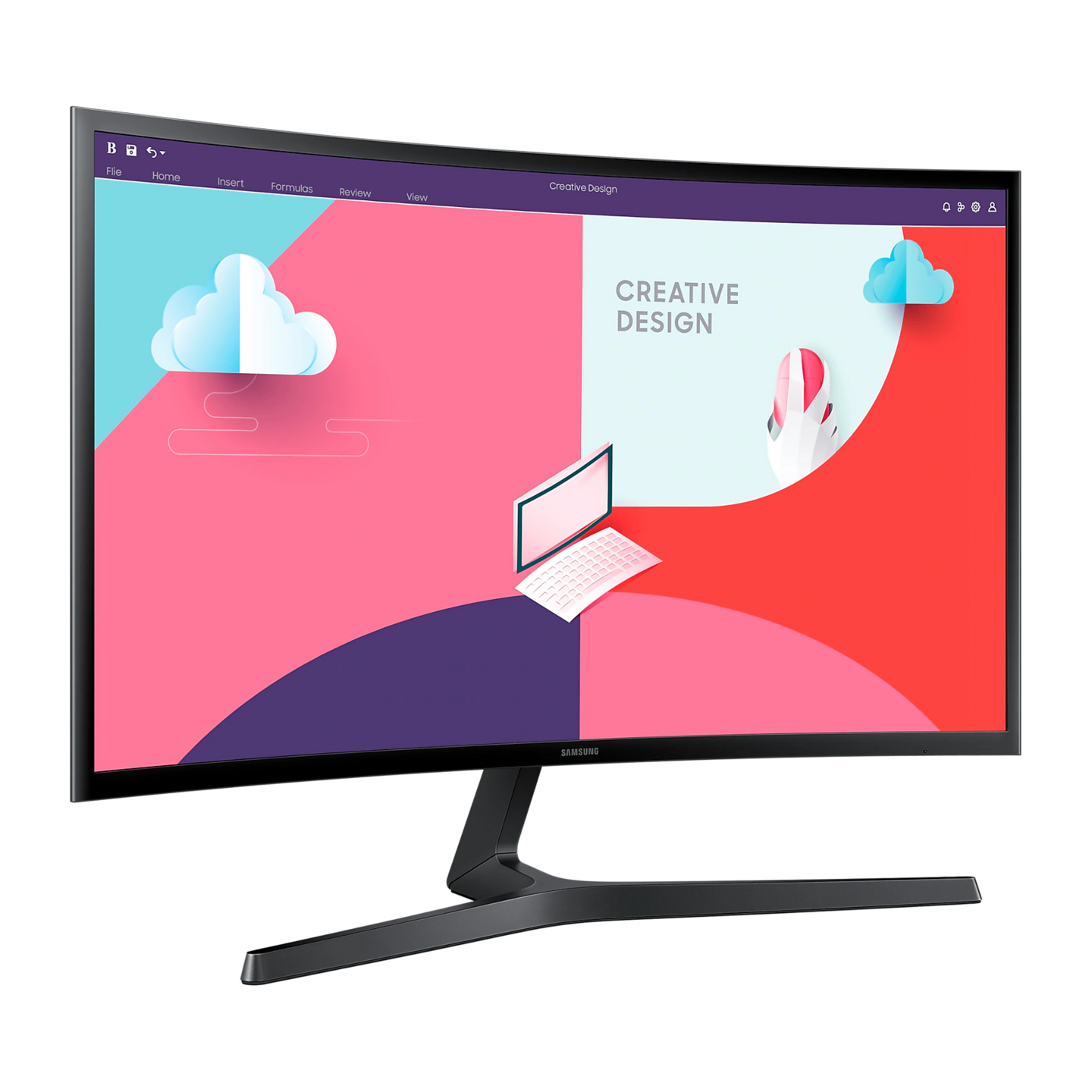 Samsung LS27C366 27'' -kaareva näyttö