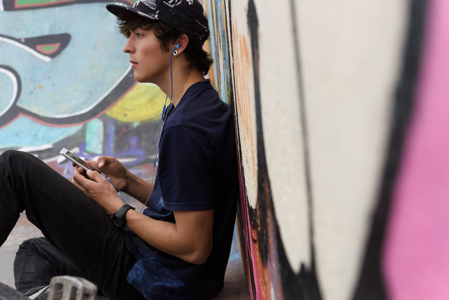 JBL Tune 305C USB-C -nappikuulokkeet, sininen