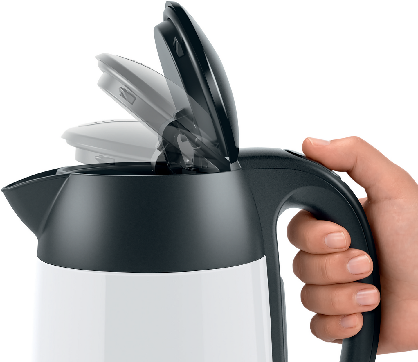 Bosch DesignLine TWK3P421 -vedenkeitin, valkoinen