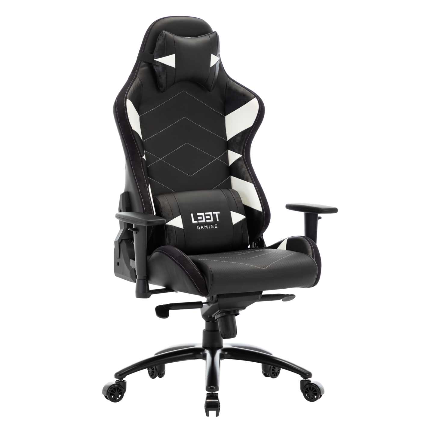 L33T Elite V4 -pelituoli, valkoinen