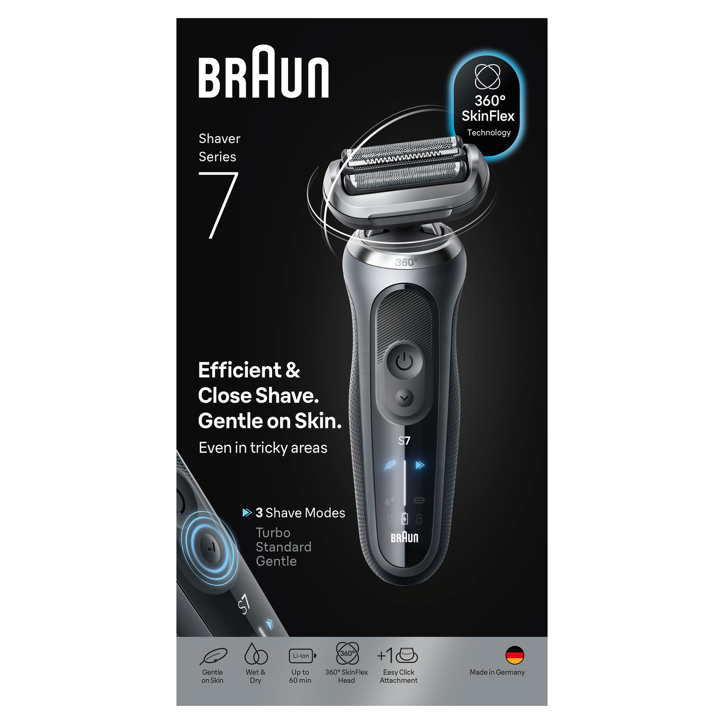 Braun Series 7 72-G1200s -parranajokone