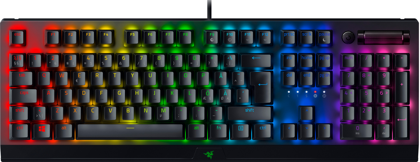 Razer Blackwidow V3 Green -pelinäppäimistö
