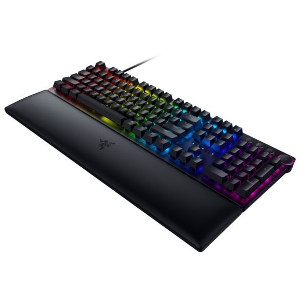 Razer Huntsman V2 Optical Purple -pelinäppäimistö