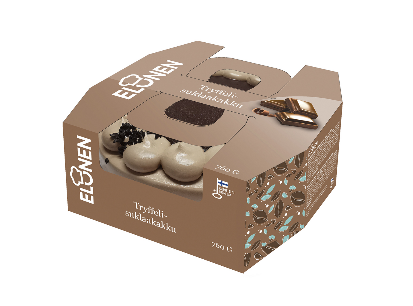 Elonen tryffelisuklaakakku 760g