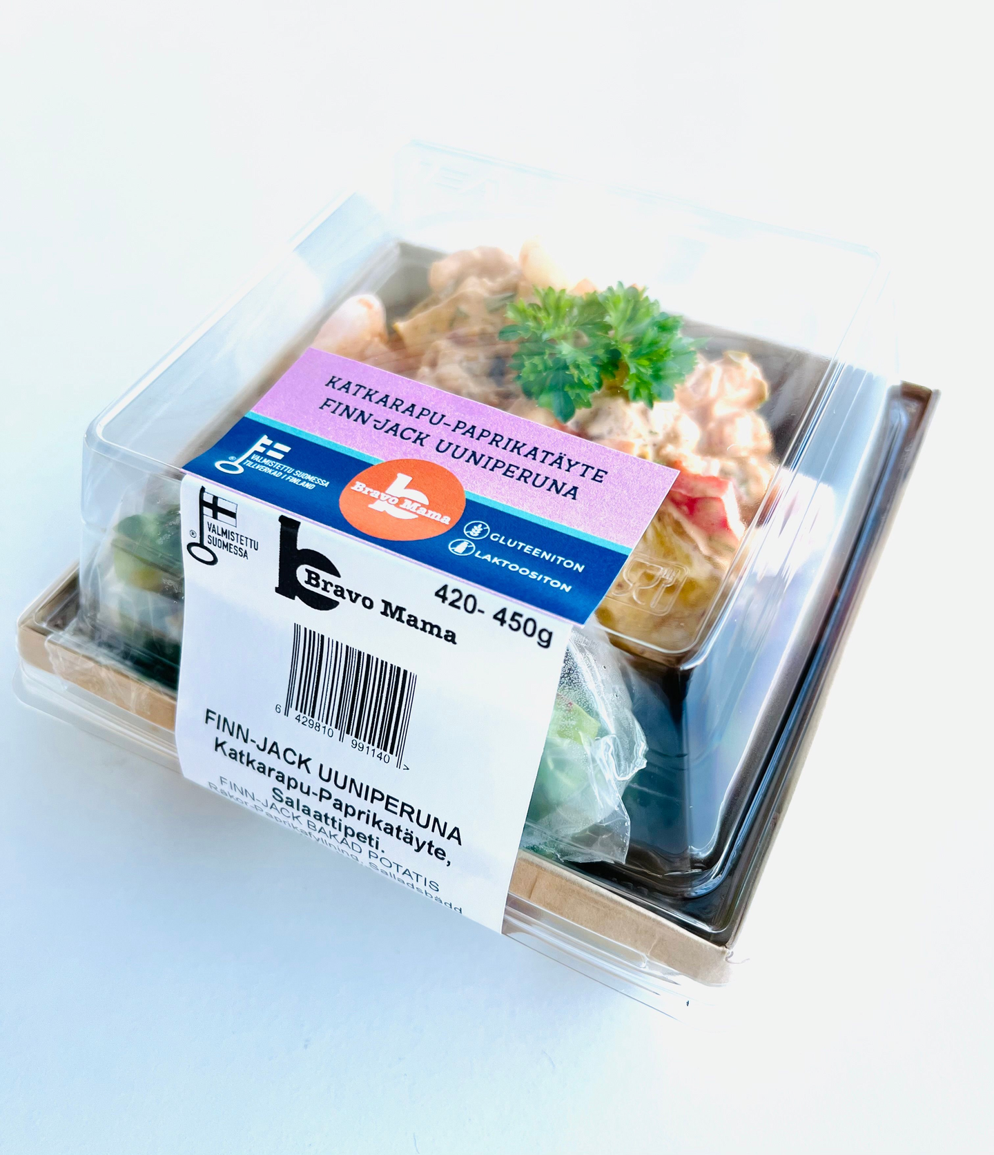 Bravo Mama Finn-Jack katkarapu-paprikatäyte salaattipeti 420-450g