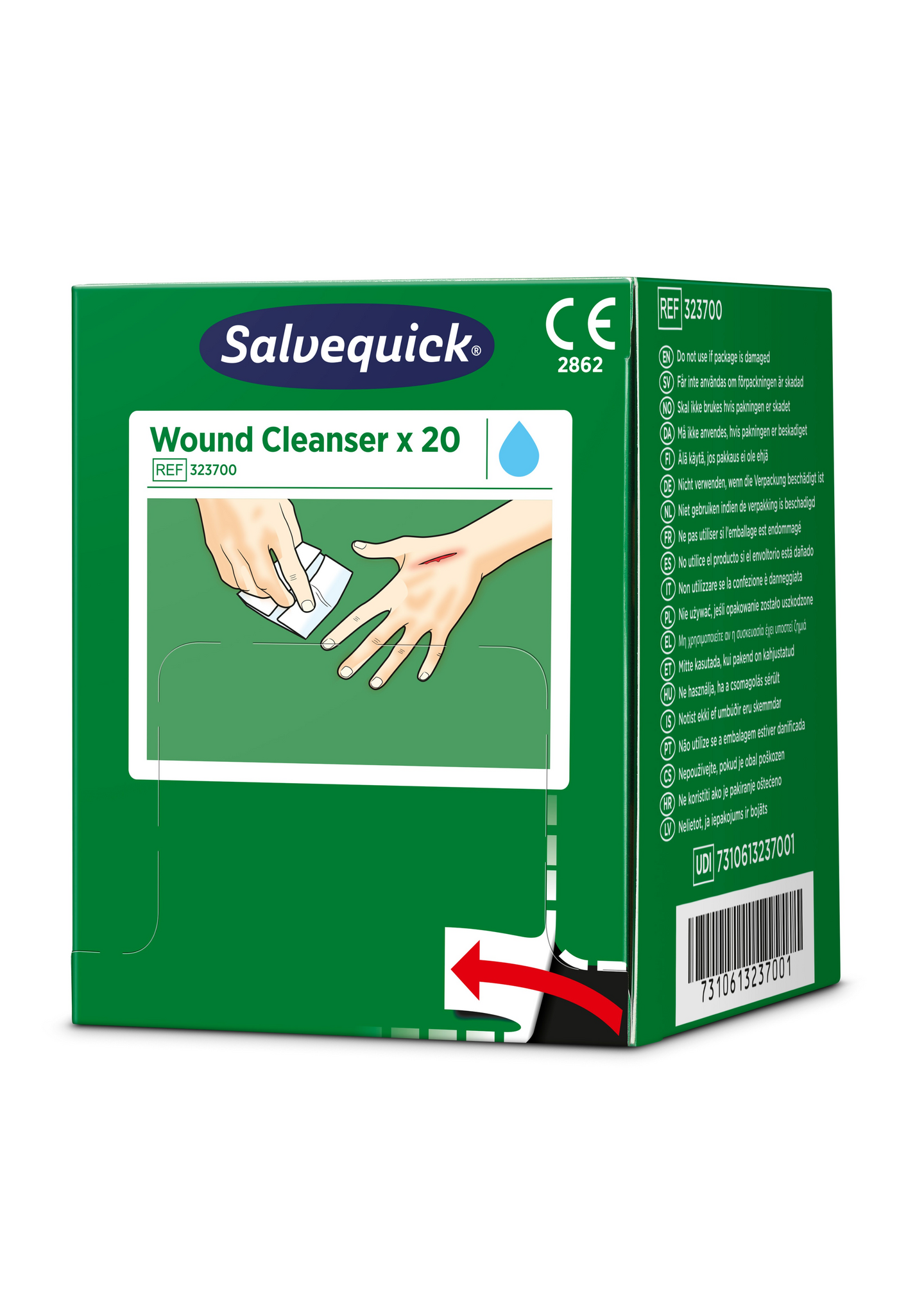 Haavapyyhe Salvequick 20 kpl/ras