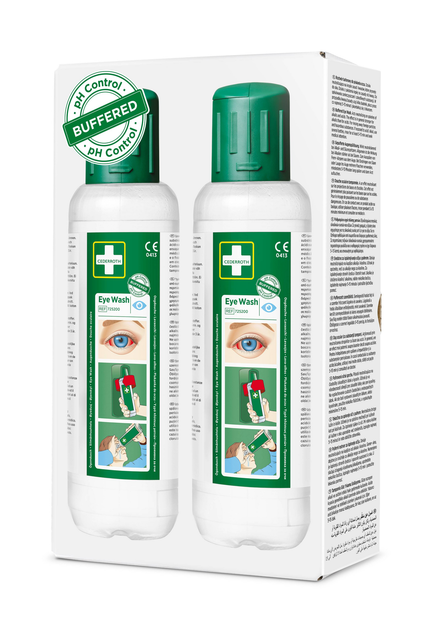 Cederroth silmänhuuhtelupullo 2x500ml