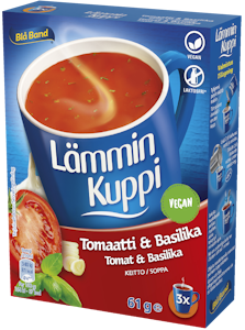 Blå Band Lämmin Kuppi Tomaatti-basilika 3x20,3g