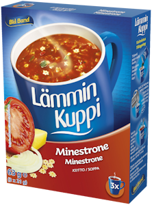 Blå Band Lämmin Kuppi Minestrone 3x21g