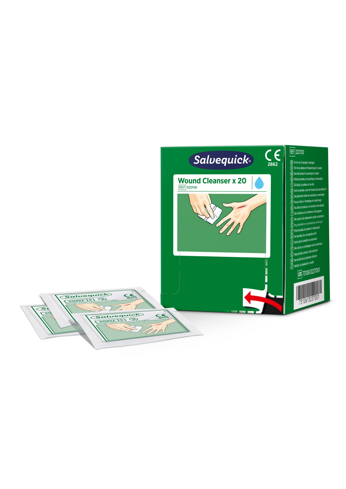Haavapyyhe Salvequick 20 kpl/ras