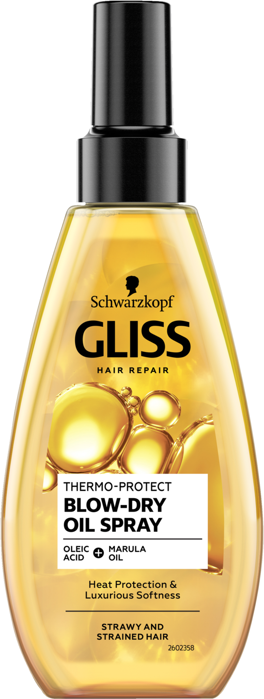 Schwarzkopf Gliss Oil Nutritive Blow-Dry öljysuihke 150ml