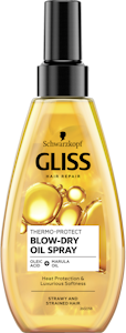 Schwarzkopf Gliss Oil Nutritive Blow-Dry öljysuihke 150ml