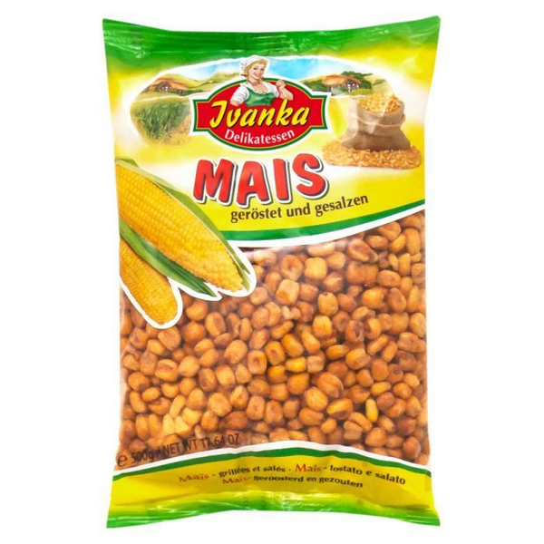 Paahdettu ja suolattu maissi 500g