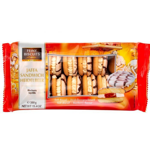 Feiny Biscuits Kerroskeksit 380g mustikka