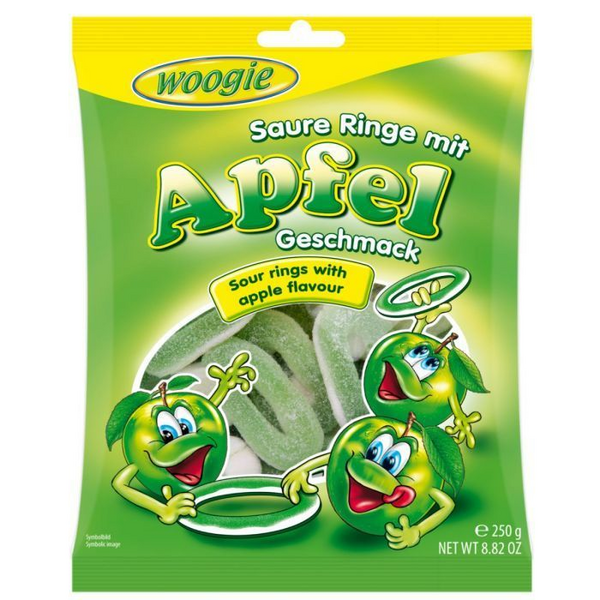Woogie Kirpeät Omenarenkaat 250g