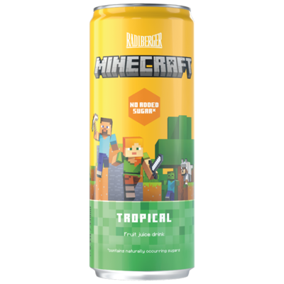 Minecraft Tropical virvoitusjuoma 0,33l