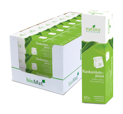 Naturapackaging ruokanäytepussi 2l 50kpl