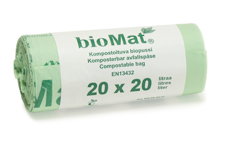 BioMat biojätepussi 20l 20kpl