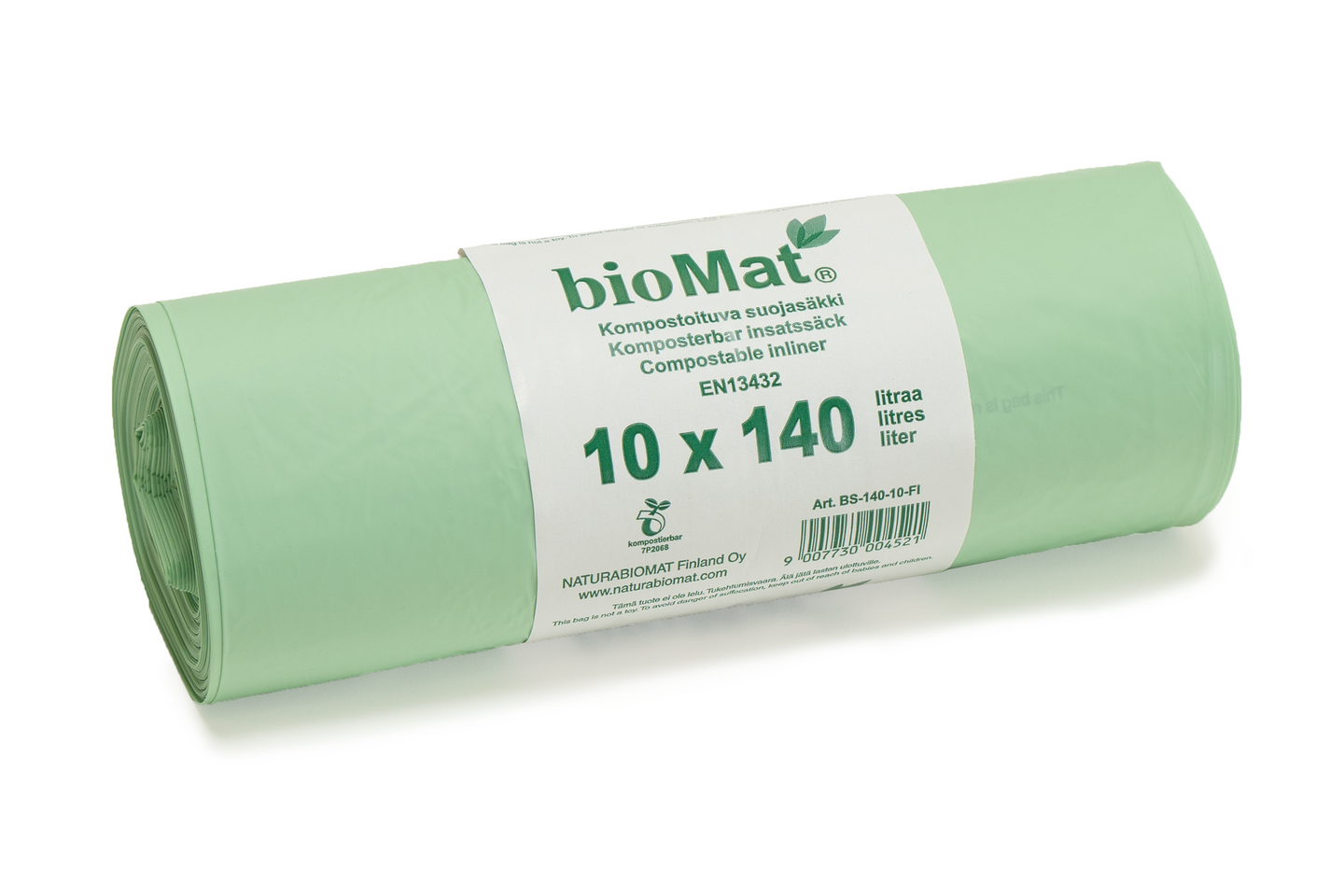 BioMat biojätepussi 85x140cm 140l 10kpl