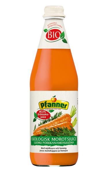 Pfanner Bio Luomu porkkanatäysmehu 100% 0,5l
