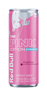 Red Bull Pink Edition Vadelma energiajuoma sokeriton 0,25l