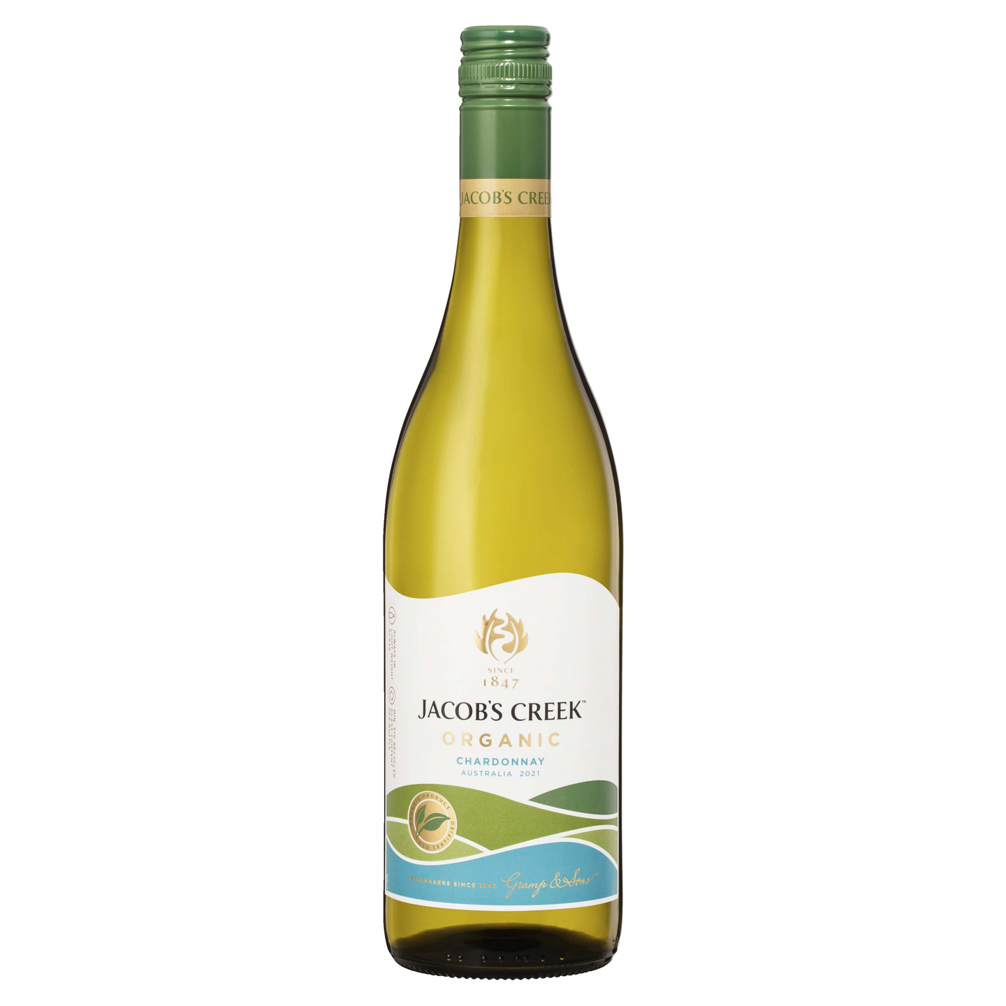 Jacob's Creek Organic Chardonnay 75cl 13,1% luomu