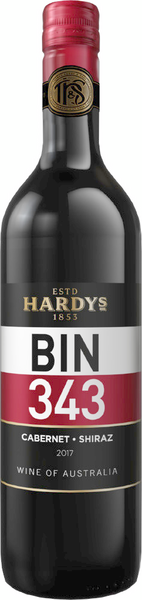 Hardys Bin 343 Caberbet Shiraz 75cl 13,5%