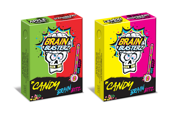 Brain Blasterz kirpeät hedelmäirakeet 45g