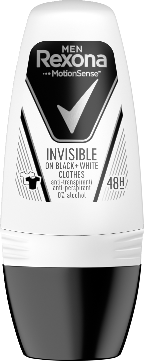 Rexona roll-on 50ml Men Invisible Black White