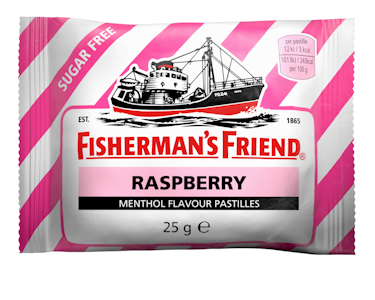 Fisherman's Friend 25g Vadelma sokeriton