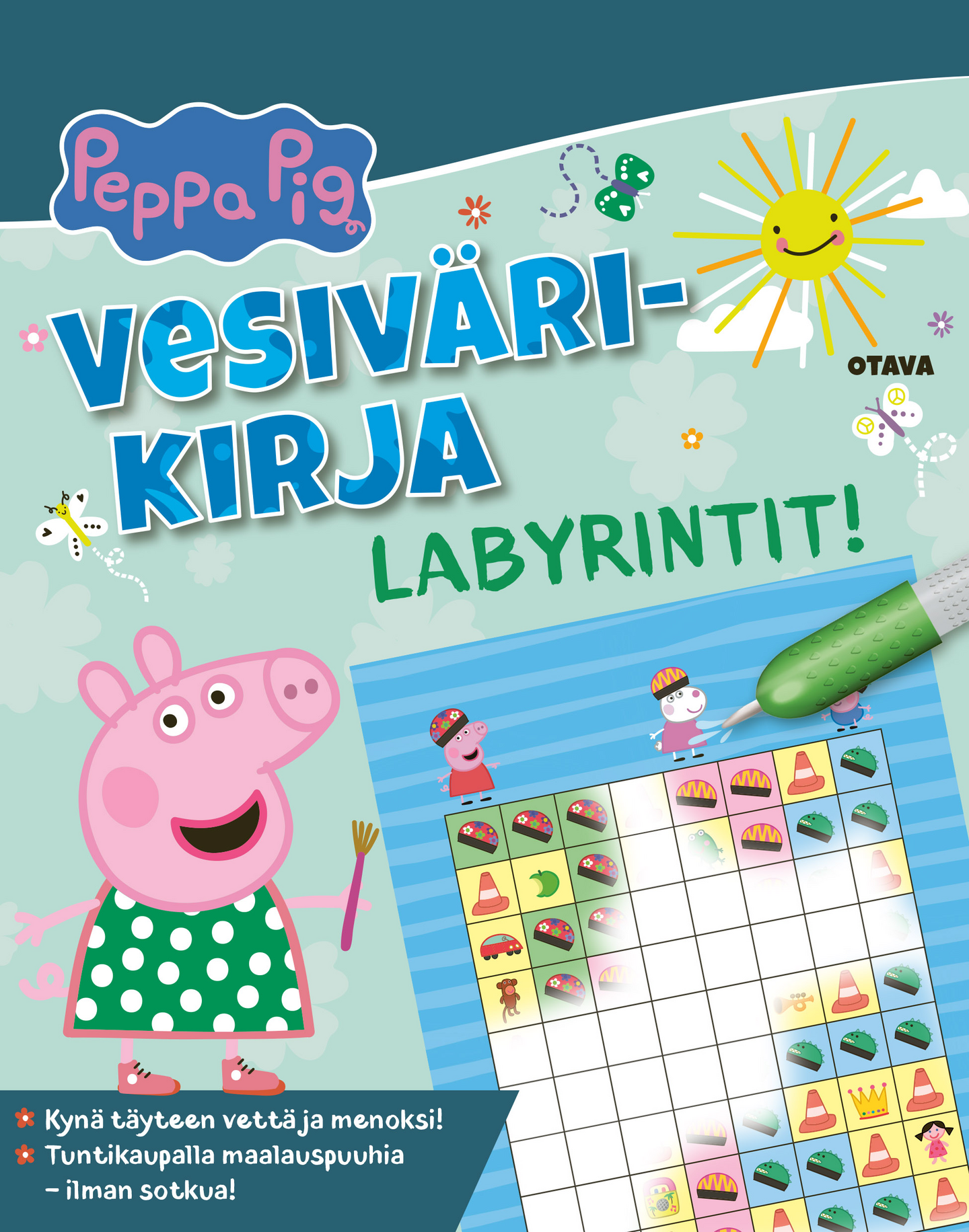 Pipsa Possu - Vesivärikirja Labyrintit! | K-Ruoka Verkkokauppa