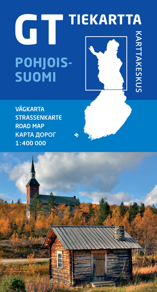 GT Tiekartta Pohjois-Suomi 1: 400 000 | K-Ruoka Verkkokauppa