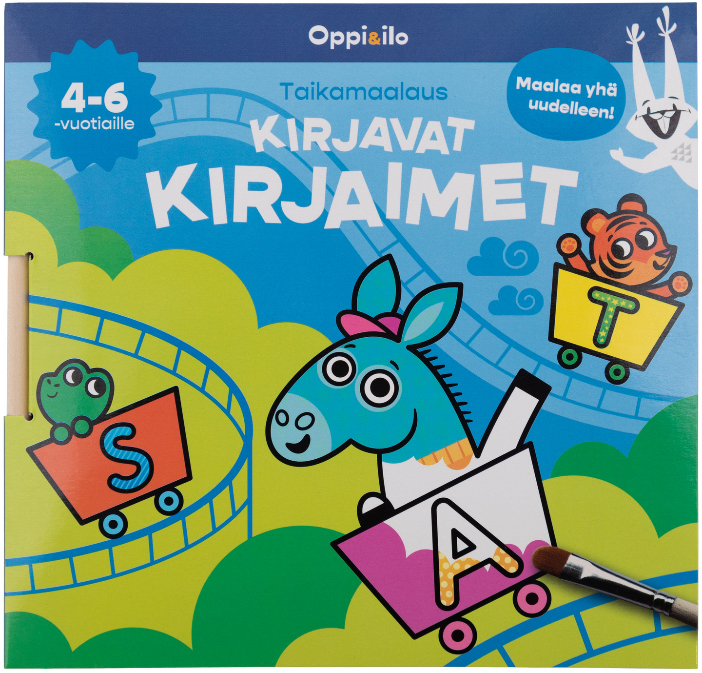 Oppi&ilo Taikamaalaus KIRJAVAT KIRJAIMET 4-6v.