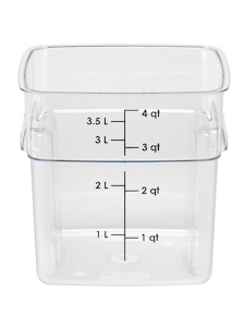 Cambro Camsquare säilytysastia 3,6l kirkas