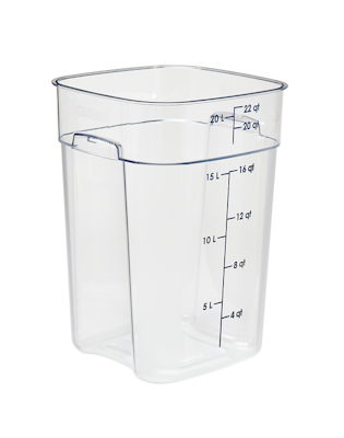 Cambro Camsquare säilytysastia 20,8l kirkas