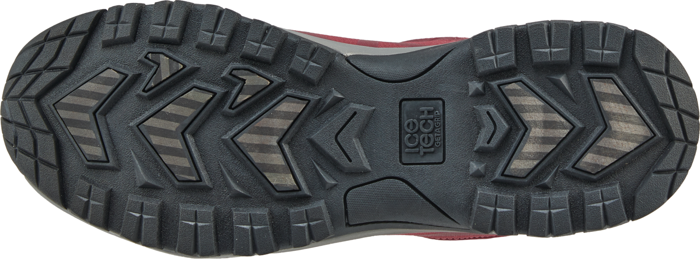 mywear naisten pitopohjakengät Wagrain Mid tummanpunainen