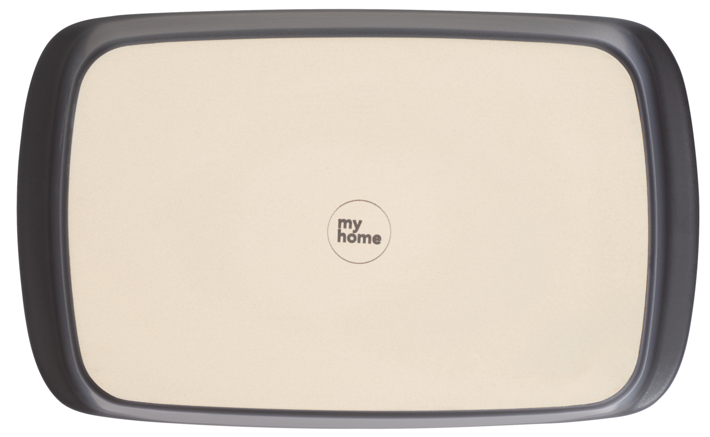 myhome keraaminen vuoka 34x21x6cm musta